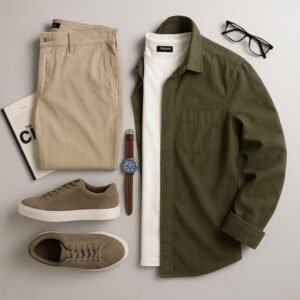 Men’s Premium Combo Set – Shirt, Pant & Shoes